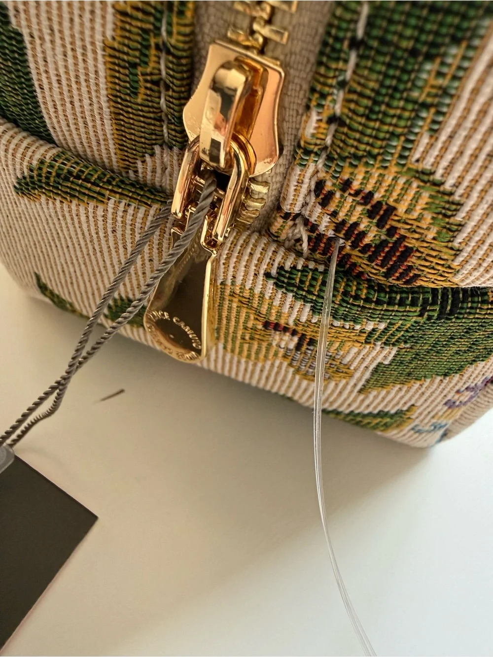 Vince Camuto tapestry cosmetic